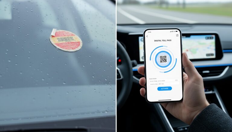 Digitale Vignette oder Klebevignette: Vor- und Nachteile im direkten Vergleich