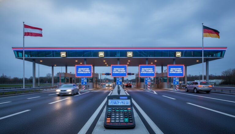 Mautstrafen und Bußgelder: Diese Kosten drohen bei Verstößen in Deutschland und Österreich